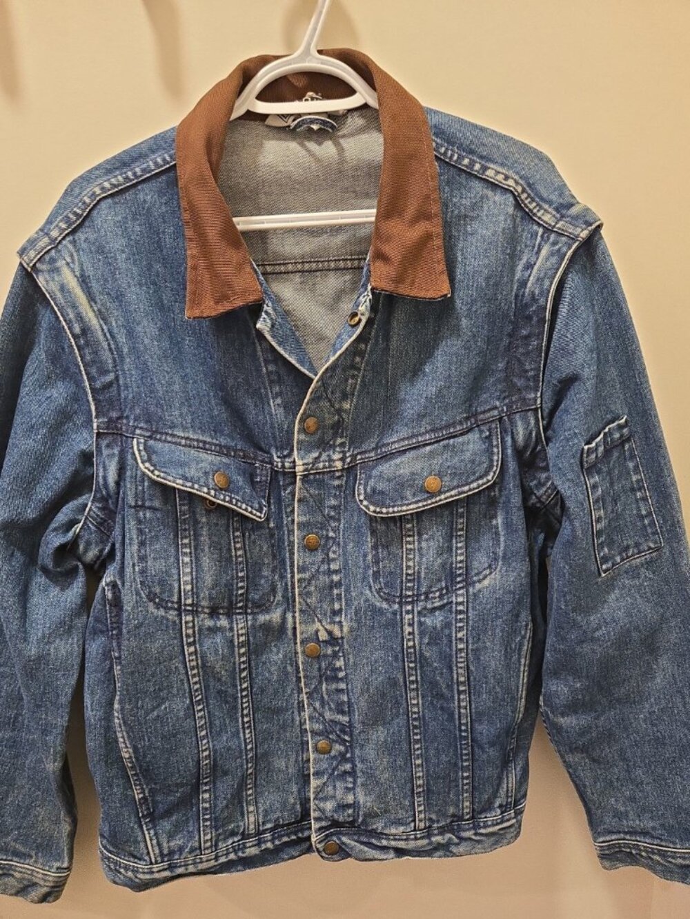 Vintage Dakota Denim Jacket with zip off Sleeves